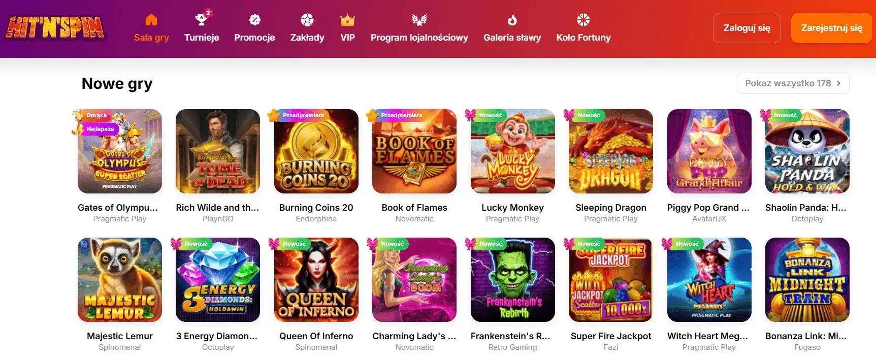 HitNSpin Casino - miejsce na zdjęcie